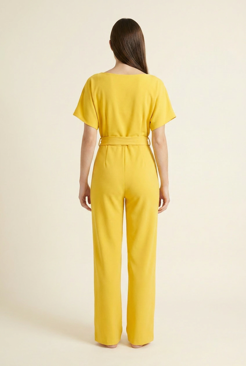 The Golden-Hour Wide-Leg Jumpsuit