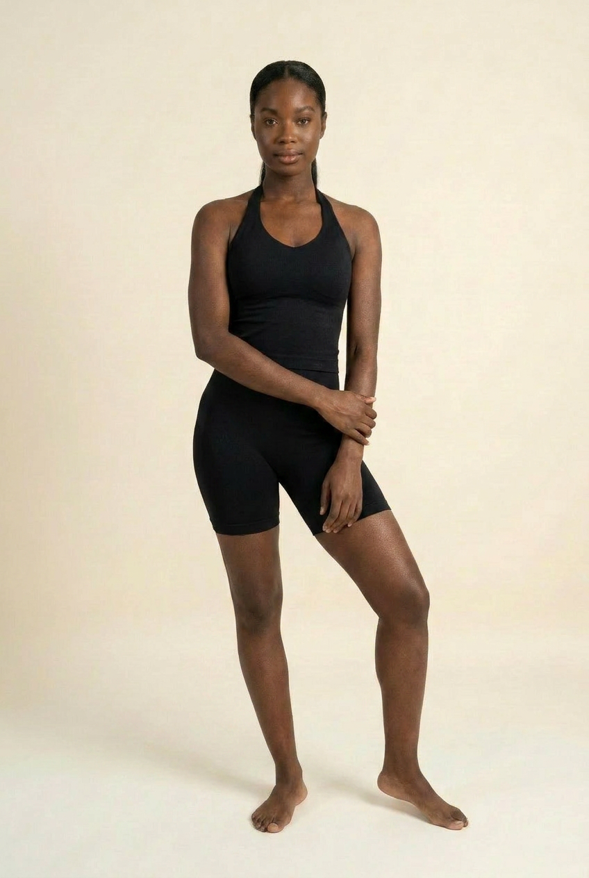 The Halter Vest Gym Set