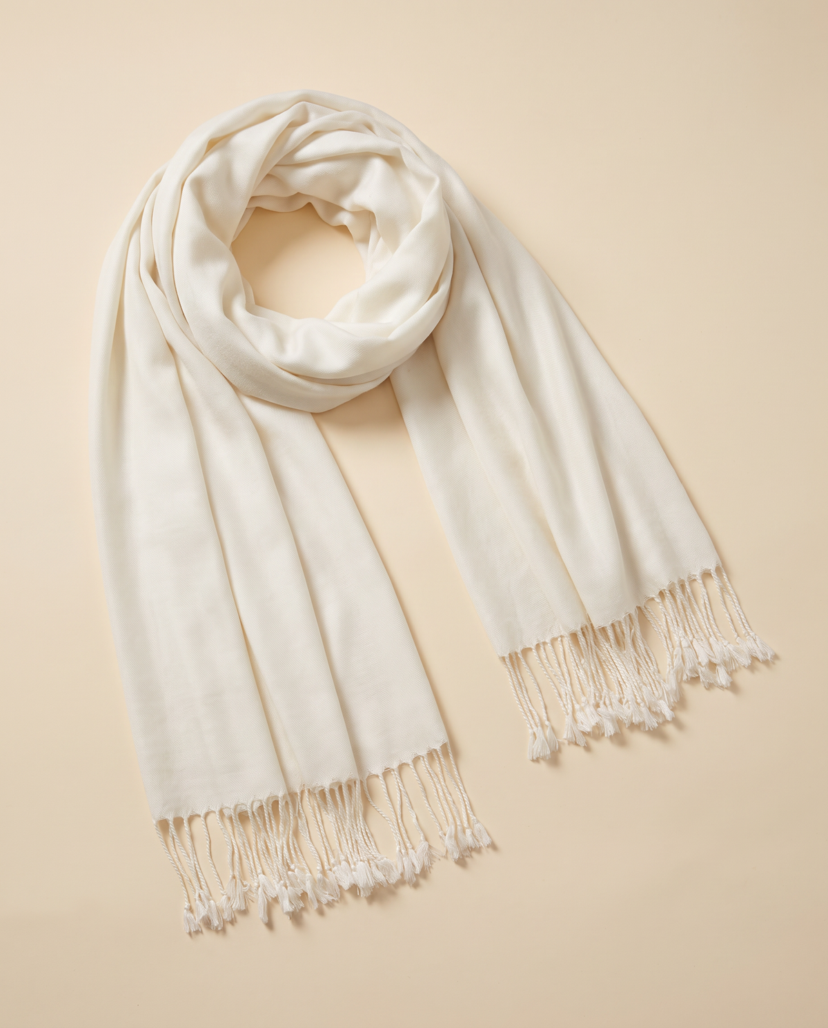 The Ivory Pashmina Shawl