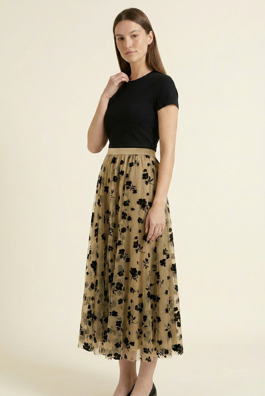 The Ballet-Sunday Tulle Midi Skirt