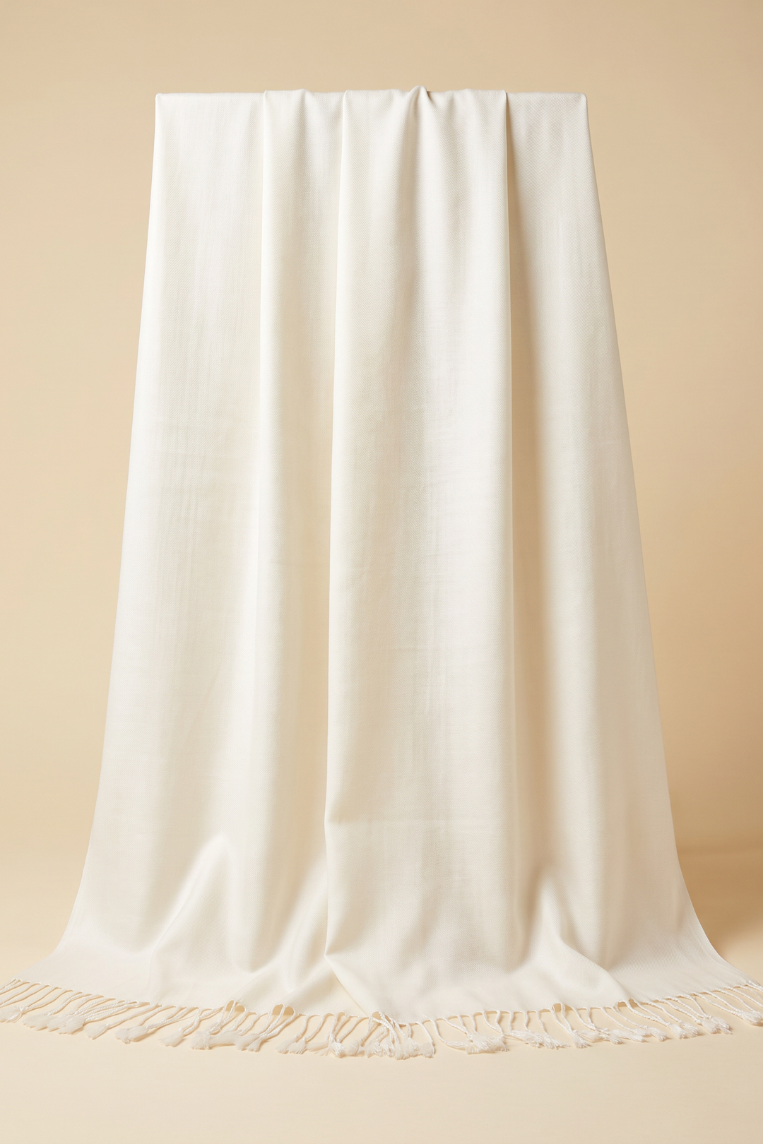 Ivory pashmina shawl