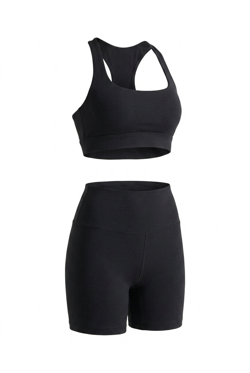 The Seamless Halter Gym Set