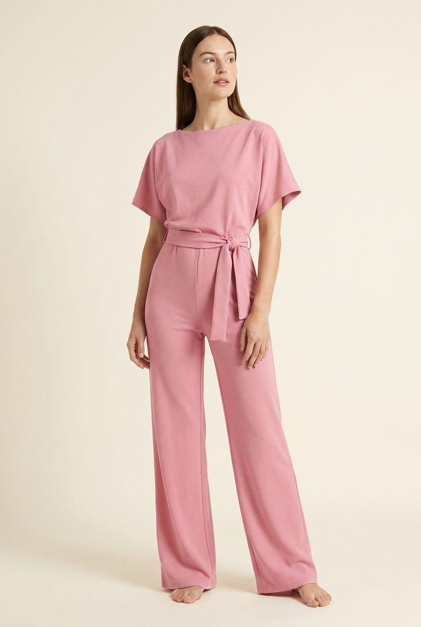 The Golden-Hour Wide-Leg Jumpsuit