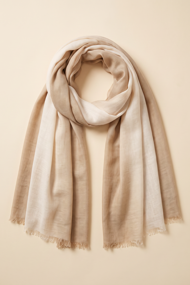 Dip dye pashmina