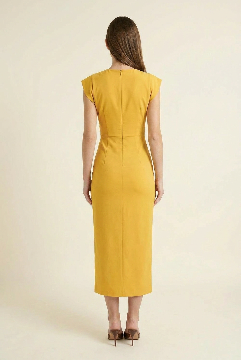 The Saturday Bloom Bodycon Midi Dress