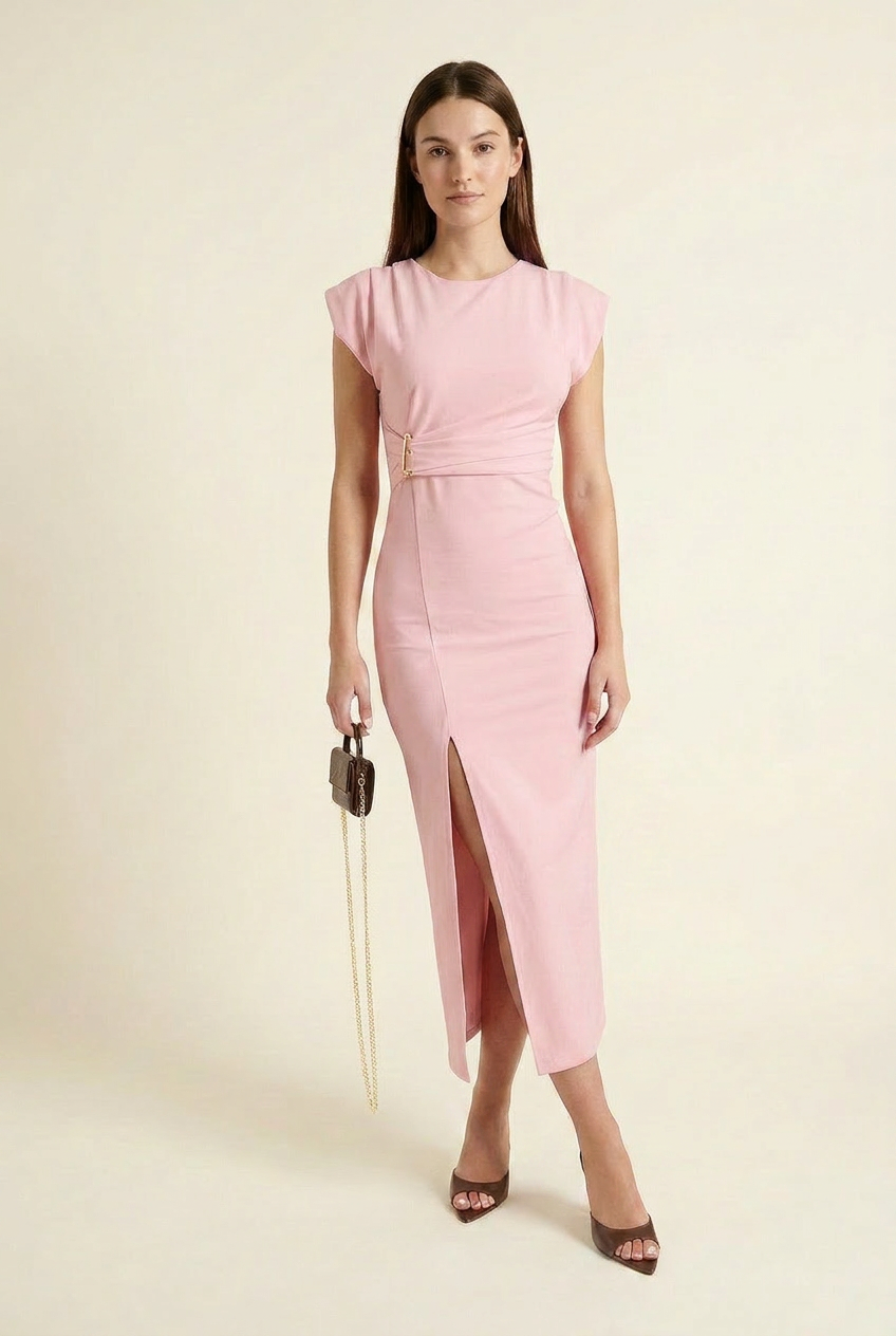 The Saturday Bloom Bodycon Midi Dress