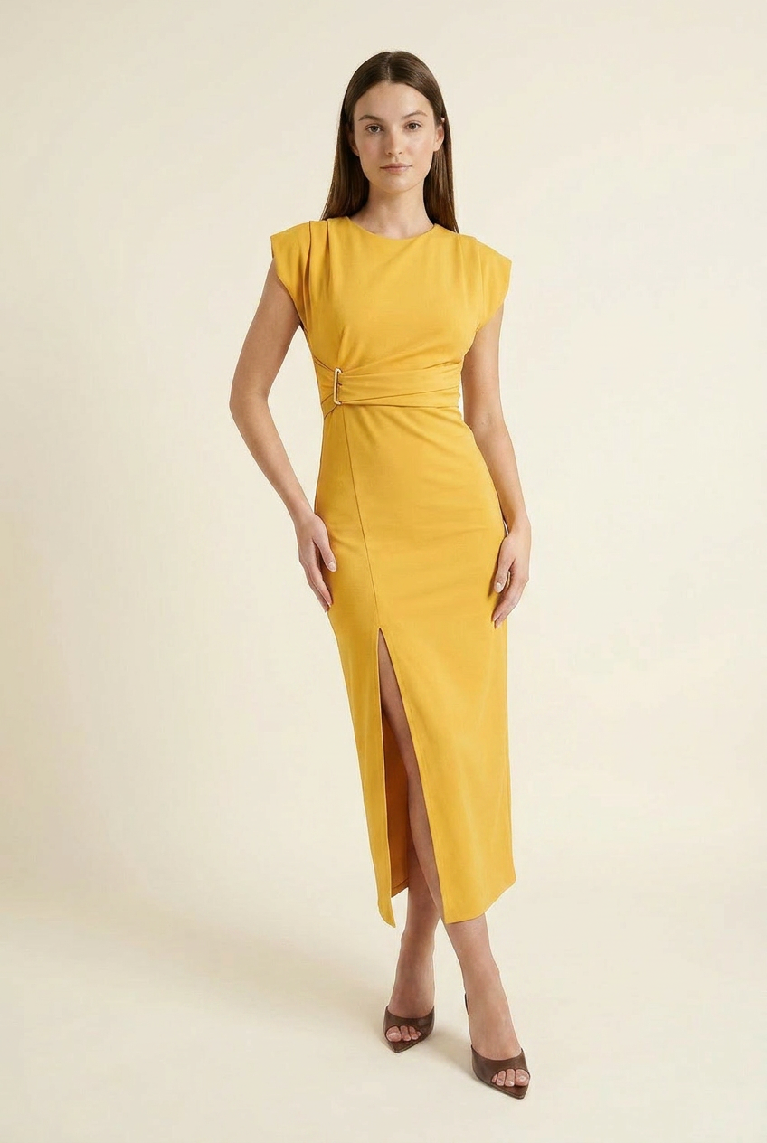 The Saturday Bloom Bodycon Midi Dress