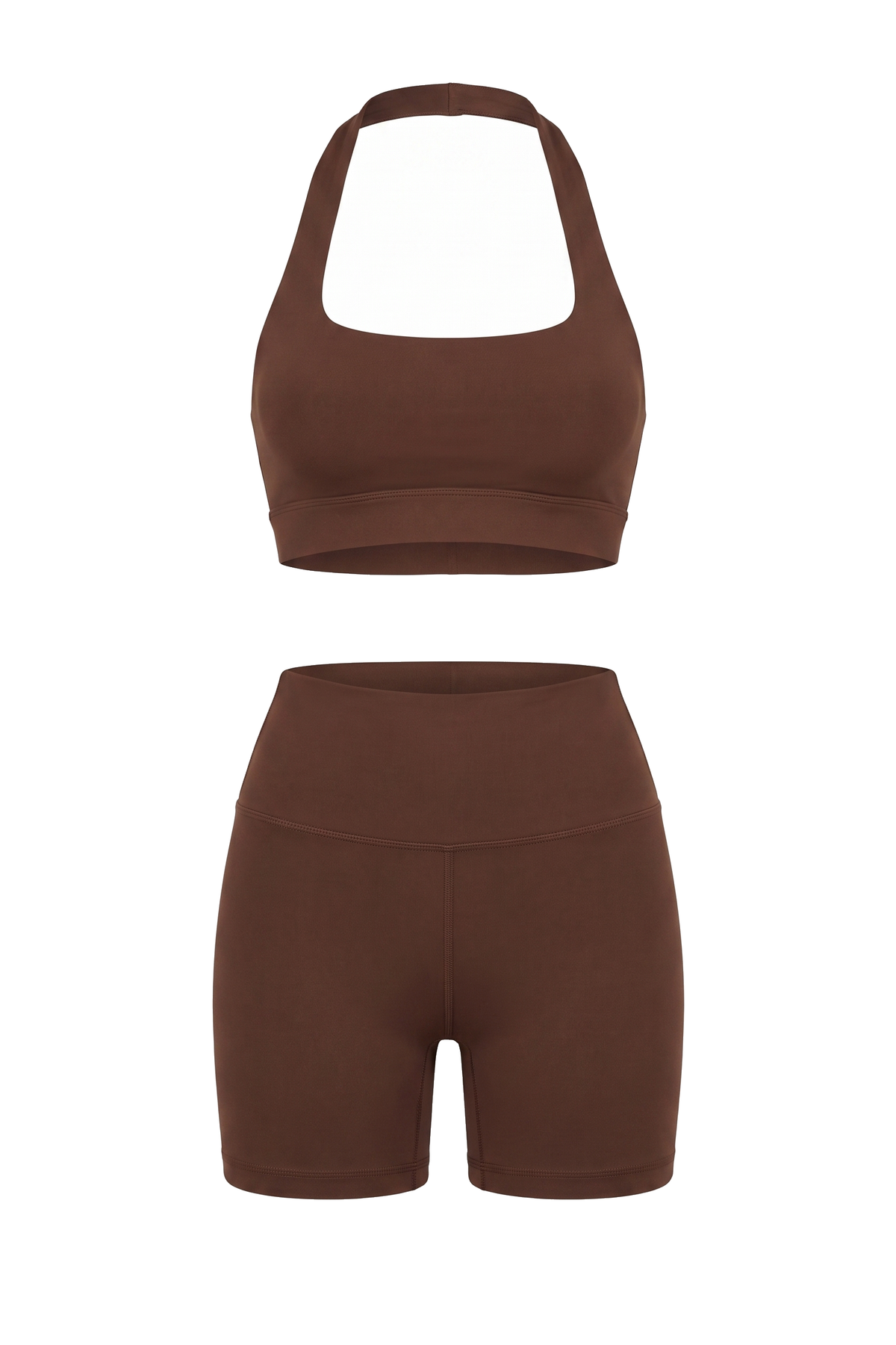 The Seamless Halter Gym Set