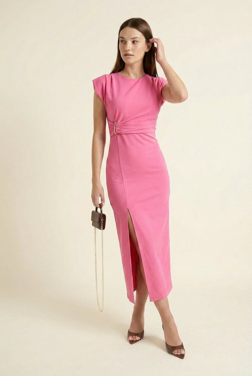 The Saturday Bloom Bodycon Midi Dress