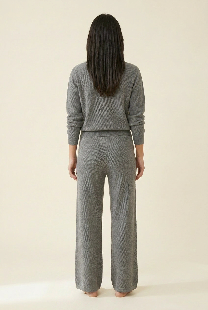 The Slow-Morning Knit Polo Set